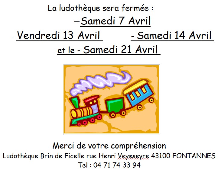 Programme vacances Avril