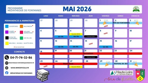 Programme Mai